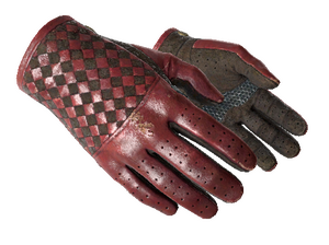 ★ Driver Gloves | Crimson Weave (Well-Worn)