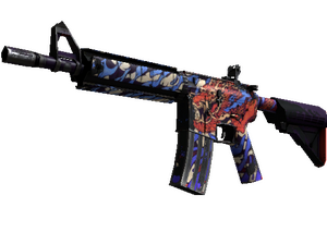 M4A4 | 龍王 (Dragon King) (Well-Worn)