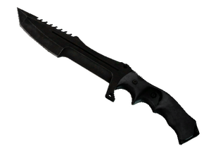 ★ Huntsman Knife | Black Laminate (Battle-Scarred)