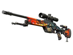 SSG 08 | Dragonfire (Well-Worn)