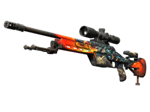 StatTrak™ SSG 08 | Dragonfire (Minimal Wear)